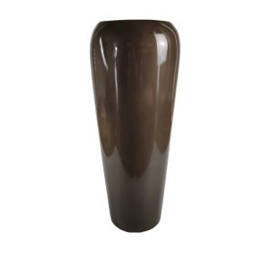 Vaso de Fibra de Vidro Estilo Vietnamita Camurça 76x29 cm