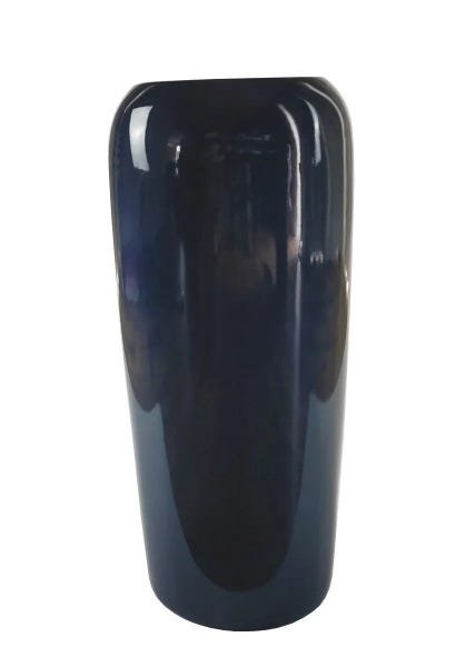 Vaso de Fibra de Vidro 63x28cm Estilo Vietnamita Azul - 4