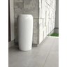 Vaso de Fibra de Vidro 63x28cm Estilo Vietnamita Branco - 2