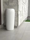 Ver imagem 2 de Vaso de Fibra de Vidro 63x28cm Estilo Vietnamita Branco
