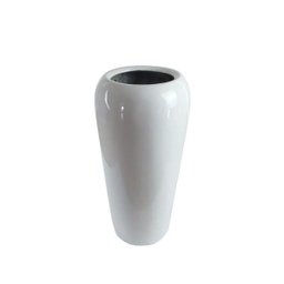 Vaso de Fibra de Vidro 63x28cm Estilo Vietnamita Branco - 3