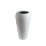 Vaso de Fibra de Vidro 63x28cm Estilo Vietnamita Branco - 3