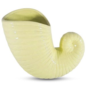 VASO CARACOL PQ:Amarelo