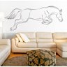 Adesivo Decorativo Para Quarto Sala Animal Cavalo pulando - 1
