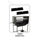 Ver imagem 2 de Churrasqueira Espetinho Master Grelhas Carrinho 98x62x41cm