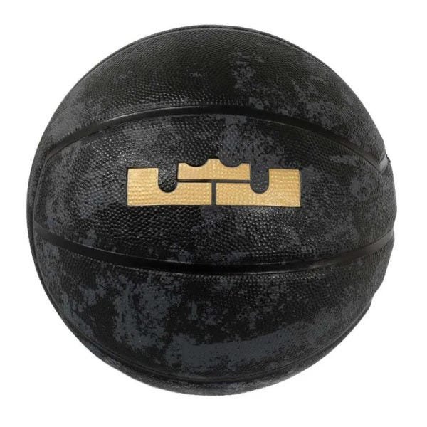 Bola De Basquete Preta Tamanho 7 + Resistência E Aderência