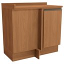 Ver imagem 1 de Balcao Canto Reto com Tampo 1p 98 Cm Maxxi G748 Canela Kappesberg Canela