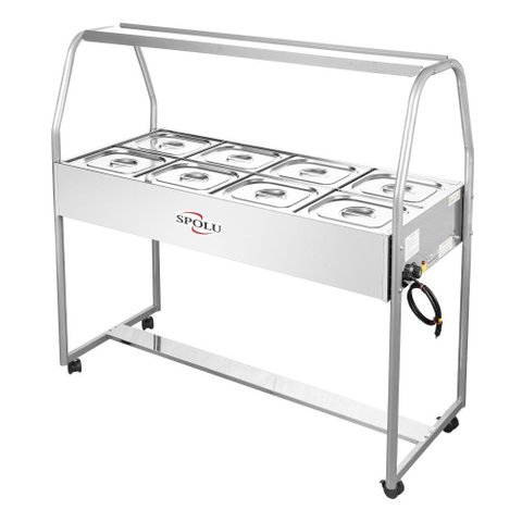 Buffet Térmico com 8 Cubas Spolu 220v Spl-508