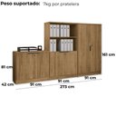 Ver imagem 4 de Conjunto Escritorio 3 Peças Versatil Kappesberg Itapua