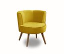 Ver imagem 4 de Kit 2 Poltronas Para Sala Decorativa Isadora Suede Amarelo Madelina Decor