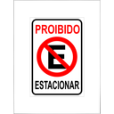 Ver imagem 1 de KIT 12 PLACA SINALIZAÇÃO PROIBIDO ESTACIONAR 20X30