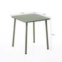 Ver imagem 2 de Mesa em Metal Briss 75 Cm X 70 Cm X 70 Cm Verde Verde