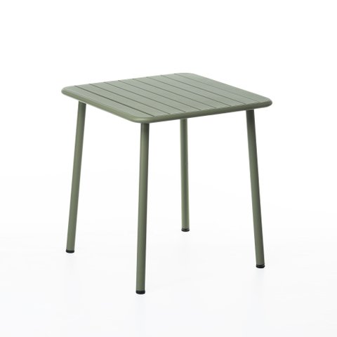 Mesa em Metal Briss 75 Cm X 70 Cm X 70 Cm Verde Verde