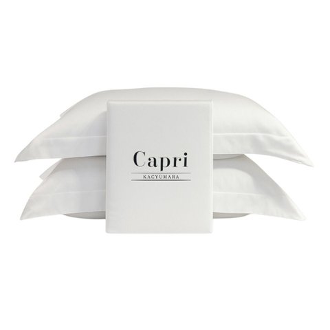 Jogo de Cama 300 Fios Bambu Kacyumara Capri Branco Queen