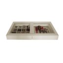 Ver imagem 3 de Penteadeira Aparador Suspenso para Maquiagem Quarto Off White Laca