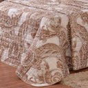 Ver imagem 2 de Kit Cobre Leito Colcha Tunes Queen 3 Peças Estampado 180 Fios Malaga 100% Poliéster