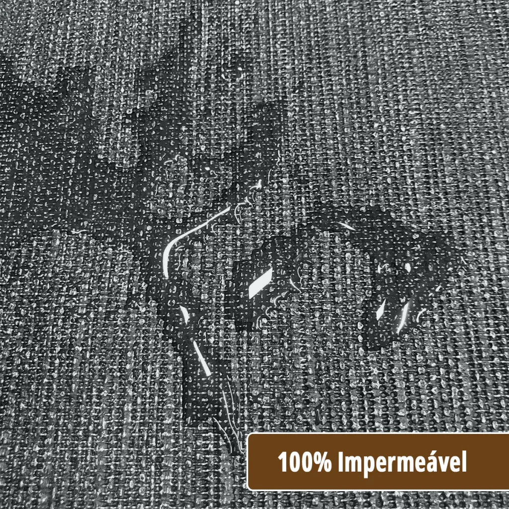 4 Jogo Americano Juta Cinza Impermeável Limpa Facil Pvc - 3