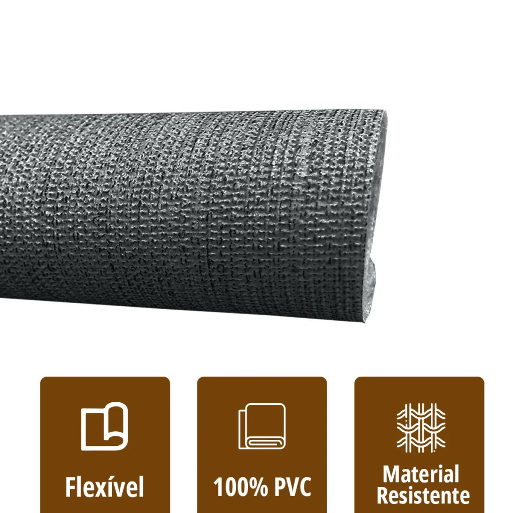 4 Jogo Americano Juta Cinza Impermeável Limpa Facil Pvc - 5