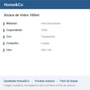 Ver imagem 2 de Jogo 4 Peças Xícara de Borossilicato 100ml Transparente 5x5x5cm Café Chá Alça