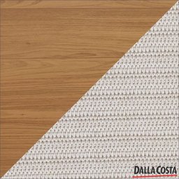Conjunto de Jantar Mesa Redonda Mdf + 4 Cadeiras Tela Palha - 6