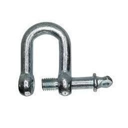 Manilha Reta com Pino Roscado 16mm Galvanizada para Ponto de Ancoragem - 1