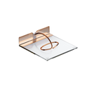 Ver imagem 6 de Porta Guardanapos Cobre De Mesa Slim Vidro Forma Inox 18x18