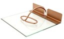 Ver imagem 5 de Porta Guardanapos Cobre De Mesa Slim Vidro Forma Inox 18x18