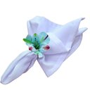 Ver imagem 1 de Kit 6 Porta Guardanapo Botão Astromelia Azul Turquesa