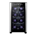 Ver imagem 1 de Adega Electrolux 8 Garrafas 1 Porta Preta Acabamento em Alumínio (acb08) - Bivolt. Voltagem:bivolt