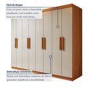 Ver imagem 5 de Guarda-roupa 8 Portas 4 Gavetas Andara Soft