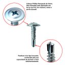 Ver imagem 4 de Parafuso Drywall Ponta Broca Flangeada 4.2x13 1200 Unidades