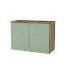 Ver imagem 2 de Gabinete Nature 90cm Estilare Gab4032 Carvalho-verde