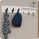 Ver imagem 1 de Porta Chaves De Parede Porta Chaveiro Organizador B.B.C.P