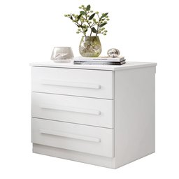 Mesa de Cabeceira Imperio Benetil Móveis - Branco - 1