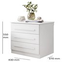 Ver imagem 3 de Mesa de Cabeceira Imperio Benetil Móveis - Branco