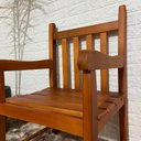 Ver imagem 5 de Banco de Jardim Namoradeira de Madeira 1 Lugar com Verniz