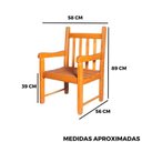 Ver imagem 7 de Banco de Jardim Namoradeira de Madeira 1 Lugar com Verniz