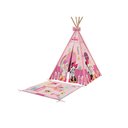 Ver imagem 5 de Conjunto Cabana Tenda Infantil Bristol Vermelho e Rosa Menino Menina