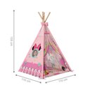 Ver imagem 2 de Conjunto Cabana Tenda Infantil Bristol Vermelho e Rosa Menino Menina