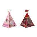 Ver imagem 1 de Conjunto Cabana Tenda Infantil Bristol Vermelho e Rosa Menino Menina