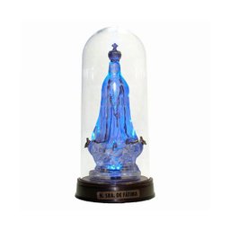Abajur Imagem Nossa Senhora de Fátima Luminária LED Acrílico - 2