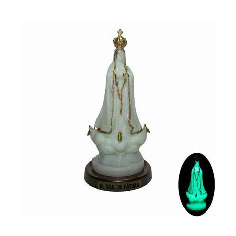 Imagem Fosforescente Nossa Senhora de Fátima Abajur