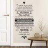Adesivo Decorativo Parede Frase Versículo Corintíos O Amor É Paciente - 1.5mx75cm - 1