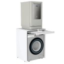 Ver imagem 1 de Bancada Balcão para Embutir Lava e Seca Prateleira Retrátil Branco