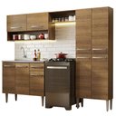 Ver imagem 3 de Armário de Cozinha Compacta 229cm com Pia Rustic Emilly Madesa 10
