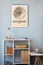 Ver imagem 1 de Quadro Decorativo Belo Horizonte Mapa - 70x50cm:moldura Preta