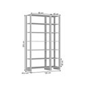 Ver imagem 4 de Estante Closet Yes 120cm com 12 Prateleiras - Branco
