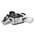 Ver imagem 2 de Elite Gourmet Edf401t Fritadeira Elétrica 3 Cestas 1700w Preto