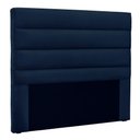 Ver imagem 1 de Cabeceira King 1,95m Las Palmas Suede Azul Marinho - Pallazio