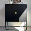 Ver mais imagens de Balcão Buffet Orgânico 90cm 2 Portas Pé Metal Luna Móvel na Caixa